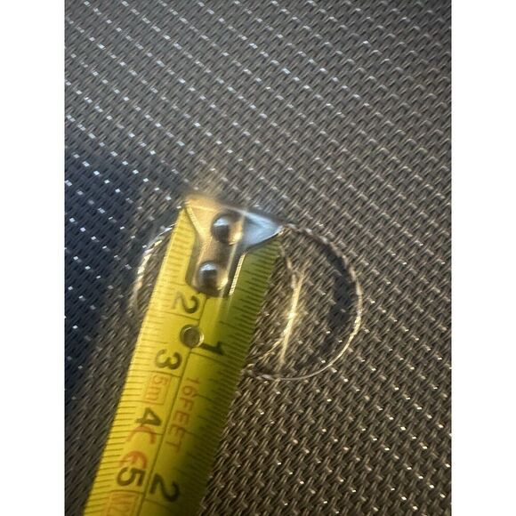 925 Sterling Silver Hoop Earrings - Picture 3 of 3